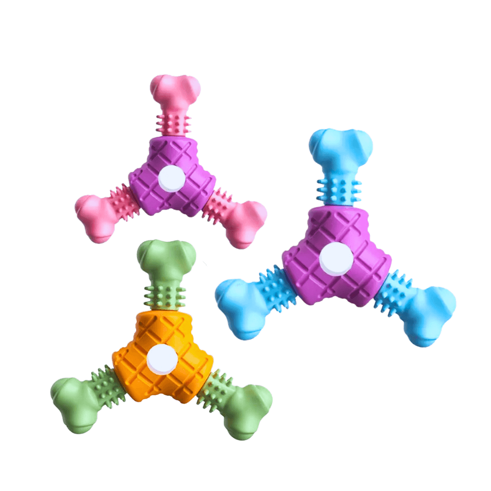 Triangular Shaped Durable Dog Chew Toy Teething Toy