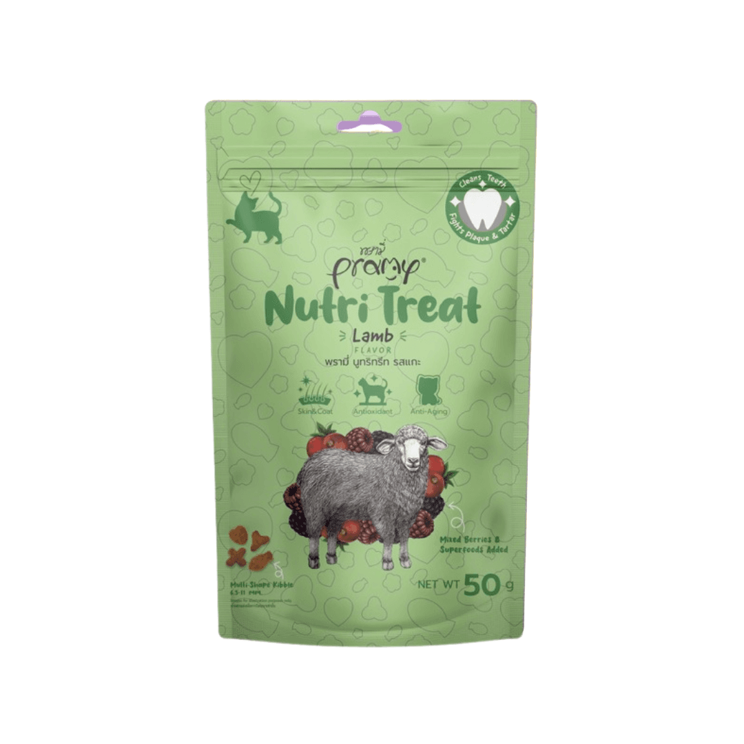 Pramy Nutri Dry Cat Treat Lamb 50g