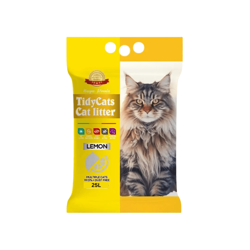 TidyCats Bentonite Cat Litter Lemon 25L