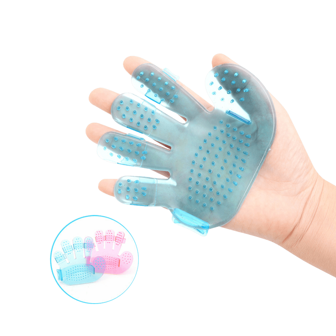 Pet Bath Brush Gloves Massage Palm Five Finger Brush
