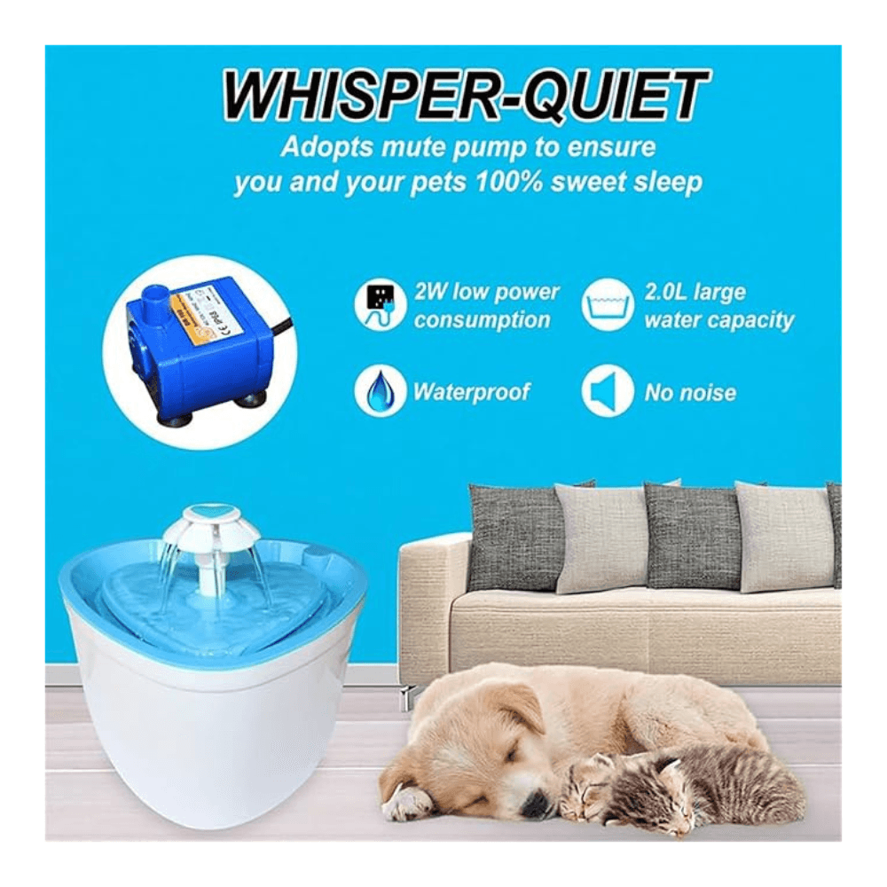 2.0L Ultra Silent Water Fountain Automatic Drinker