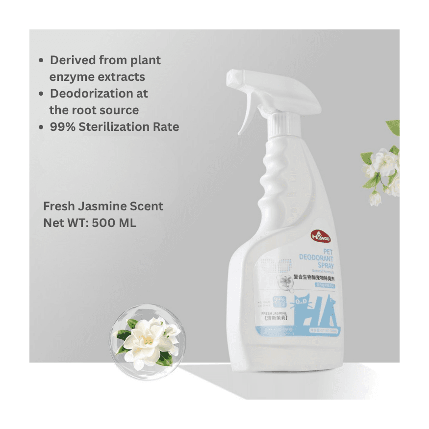 Pet Deodorant Spray Fresh Jasmine Scent 500ml