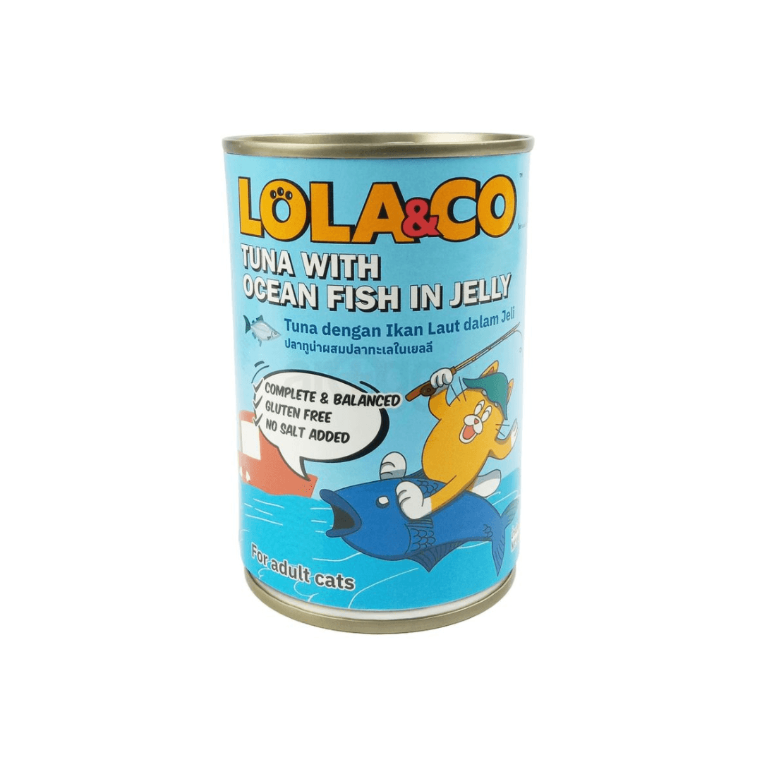 Lola & Co Cat Canned Food Tuna with Ocean Fish in Jelly 400g