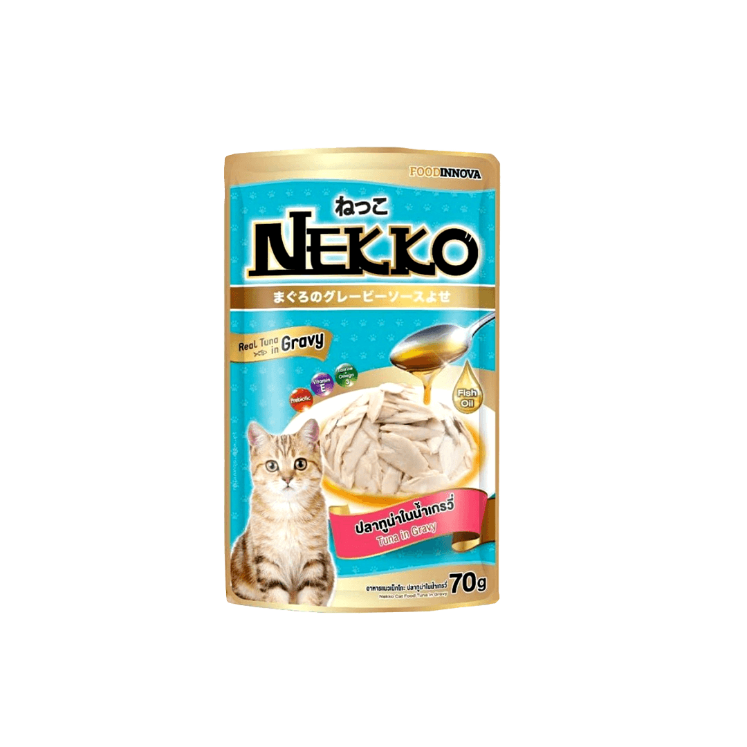 Nekko Pouch Real Tuna in Gravy 70g