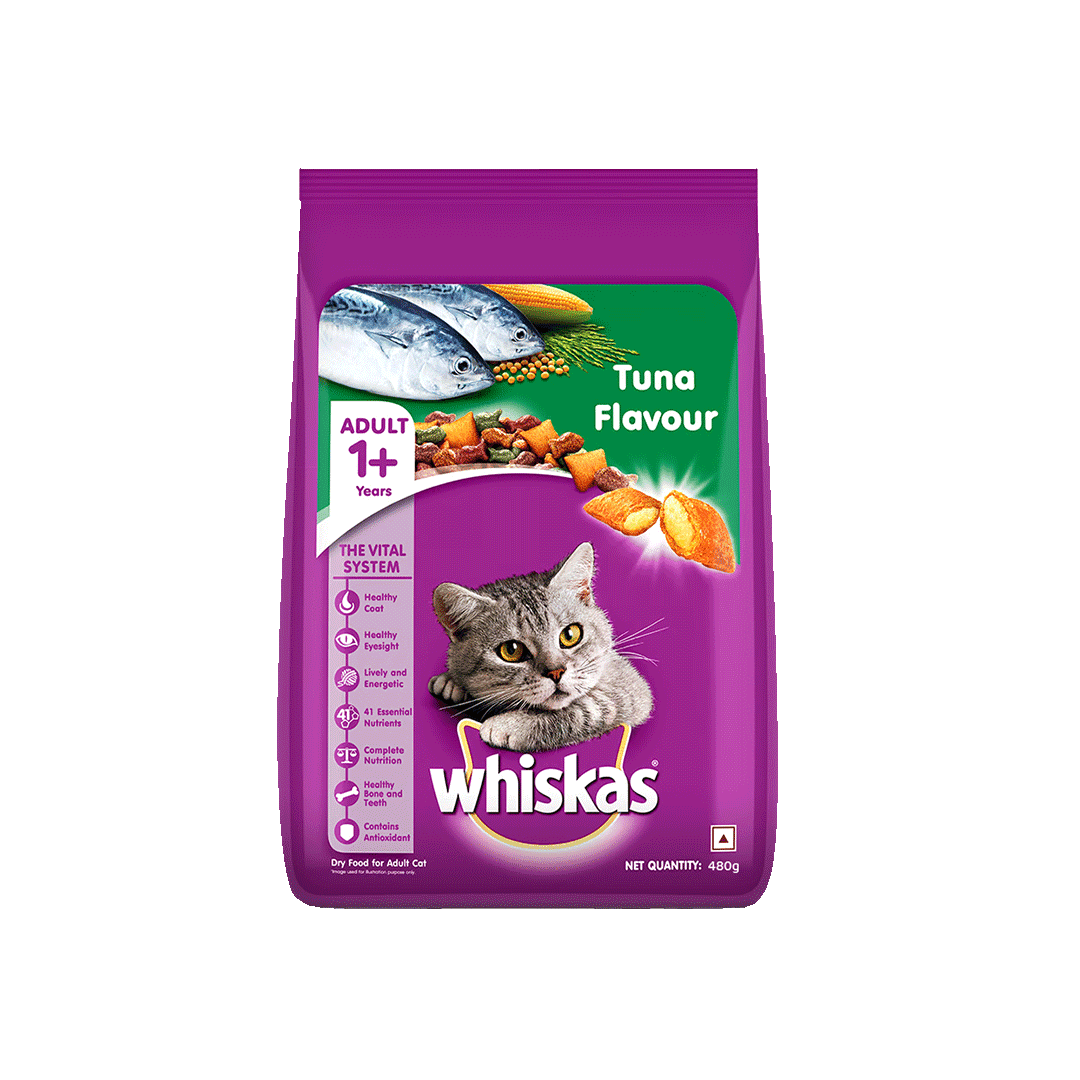 Whiskas Adult Cat Food Tuna 480g