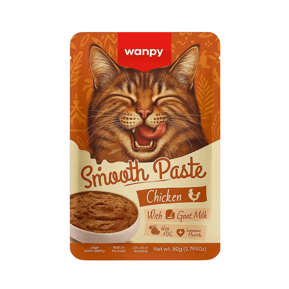 Wanpy Smooth Paste Cat Pouch Chicken with Goat Milk 85g