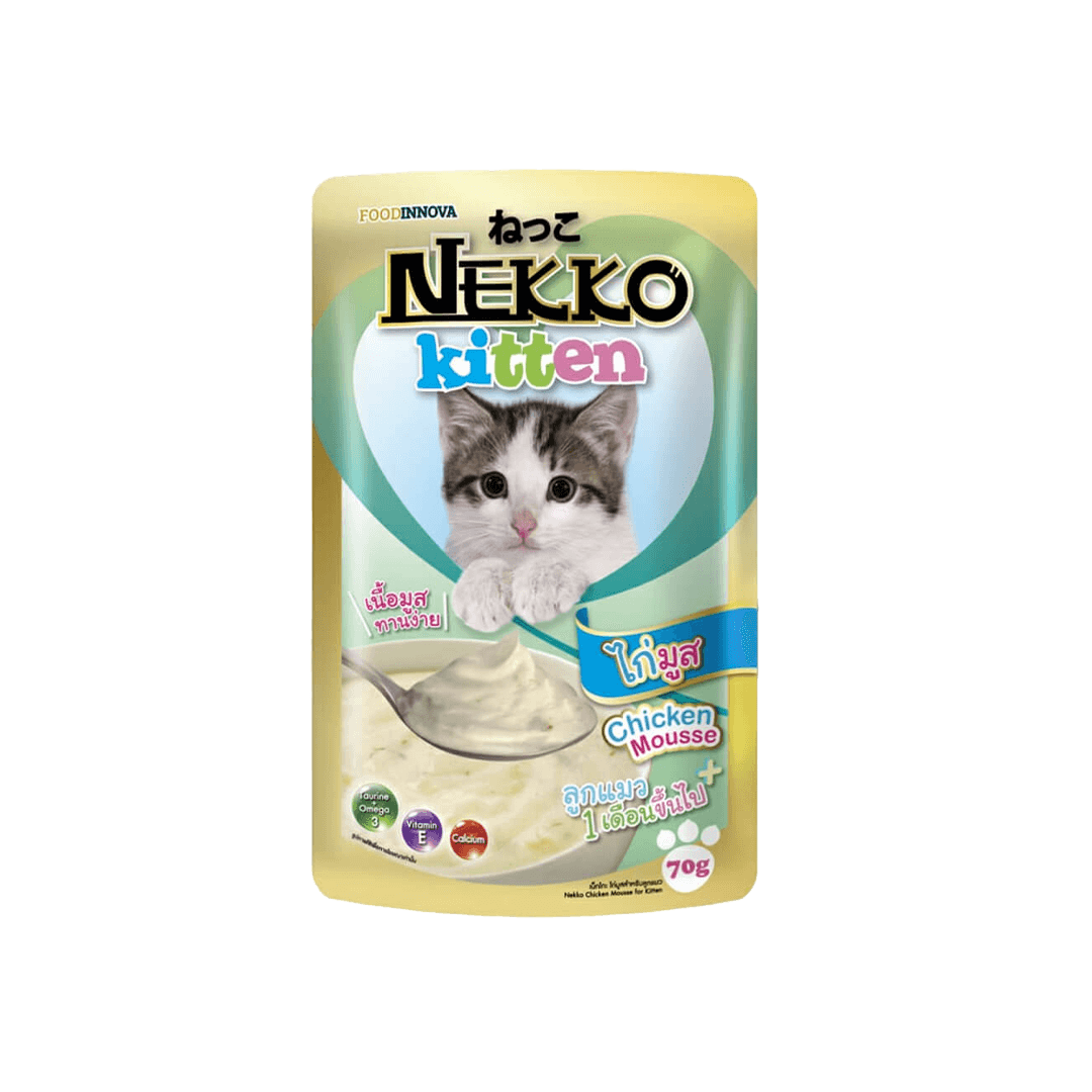 Nekko Kitten Pouch Chicken Mousse 70g