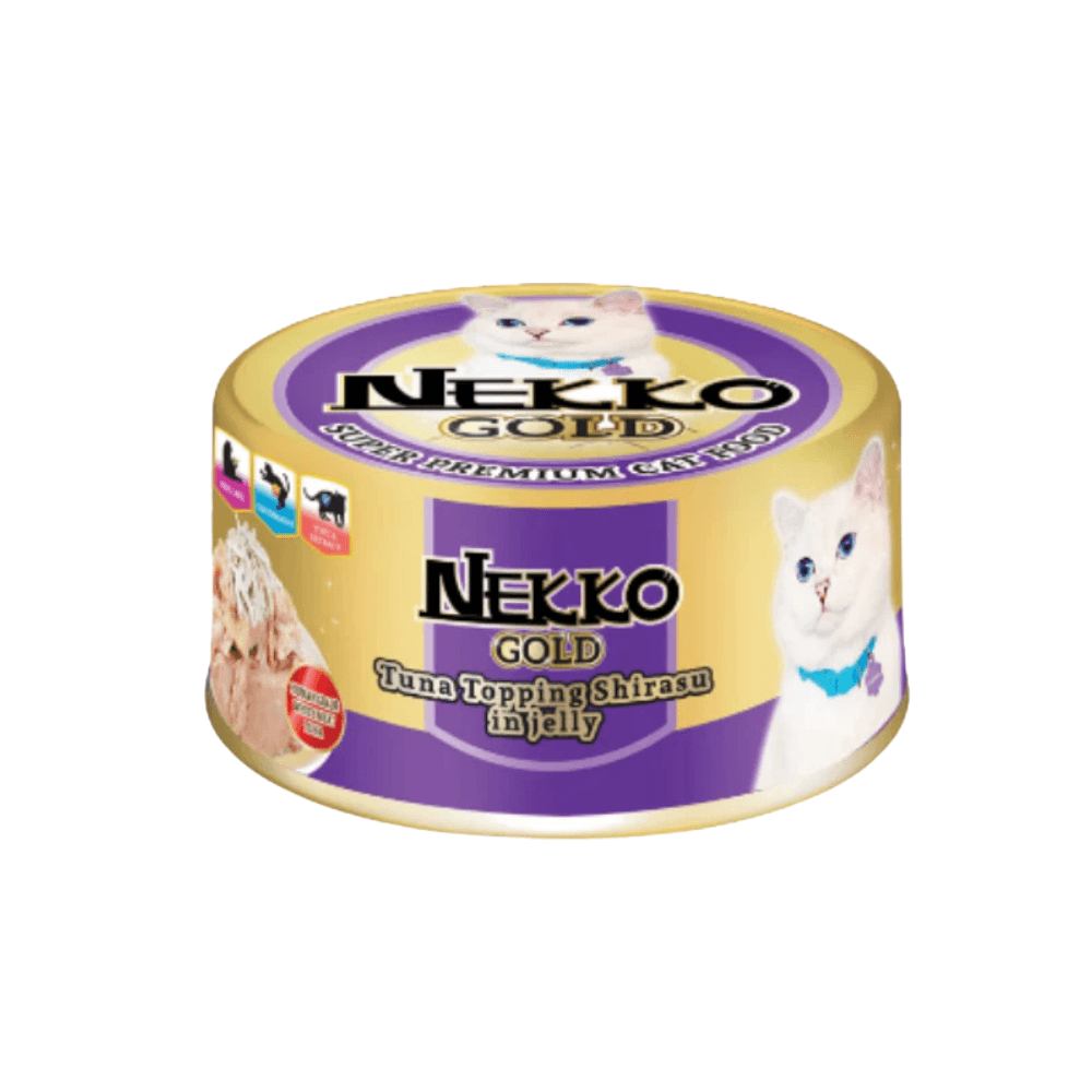 Nekko Gold Canned Tuna Topping Shirasu in Jelly 85g