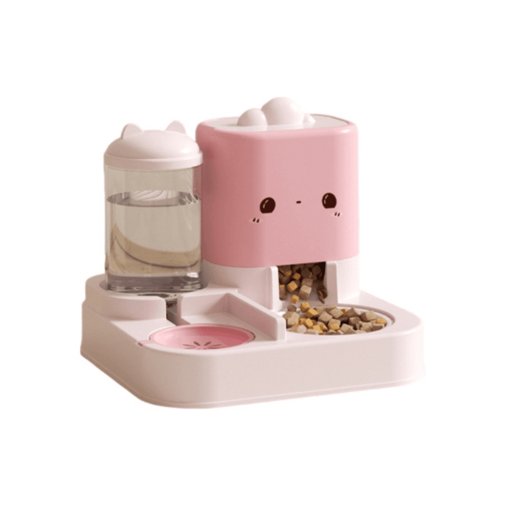 Classy Automatic Pet Feeder and Water Dispenser Set