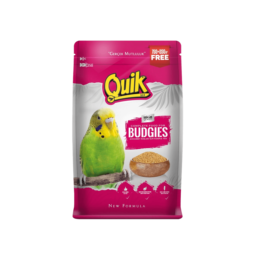 Quik Bird Food Budgie Mix Pack 1kg