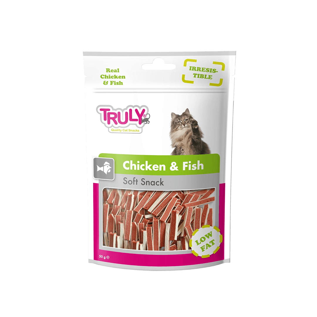 Truly Chicken & Fish Soft Snack Cat Treat 50gm