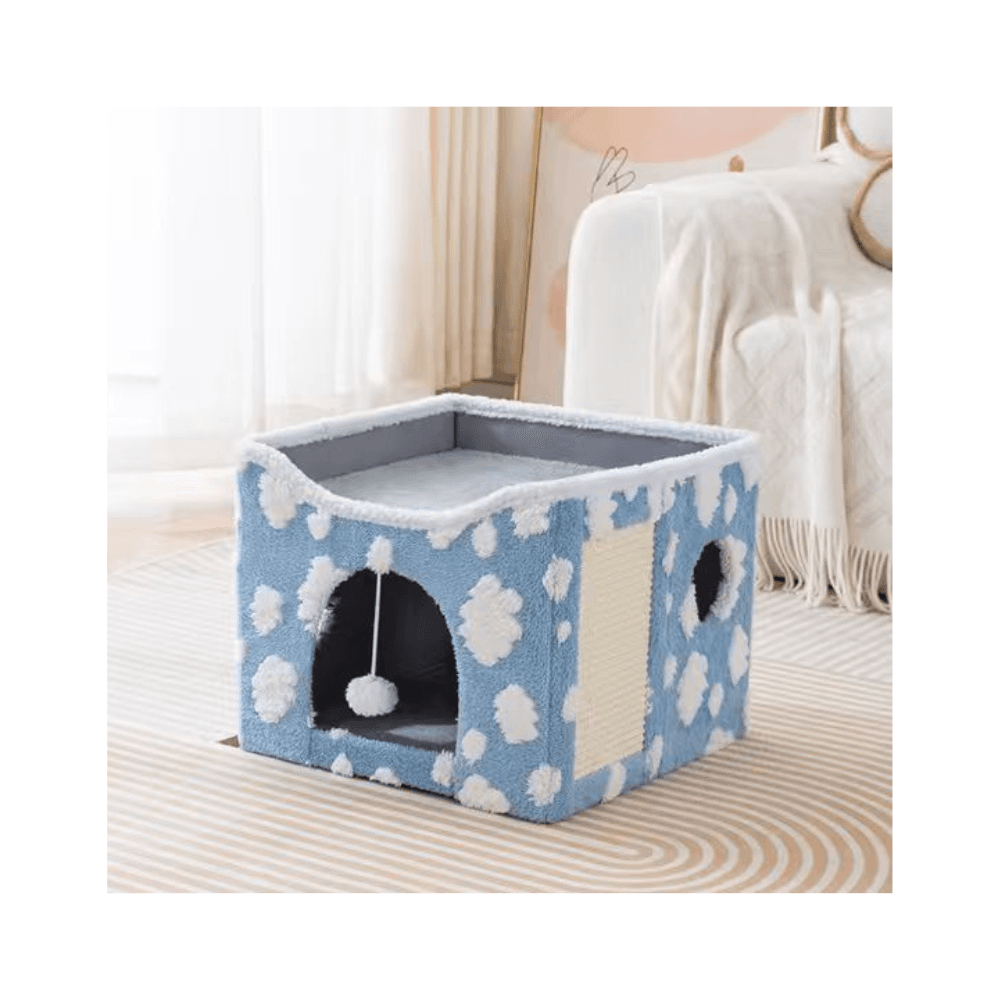 NextGen Exclusive Double Decker Cat Tent House with Scratcher