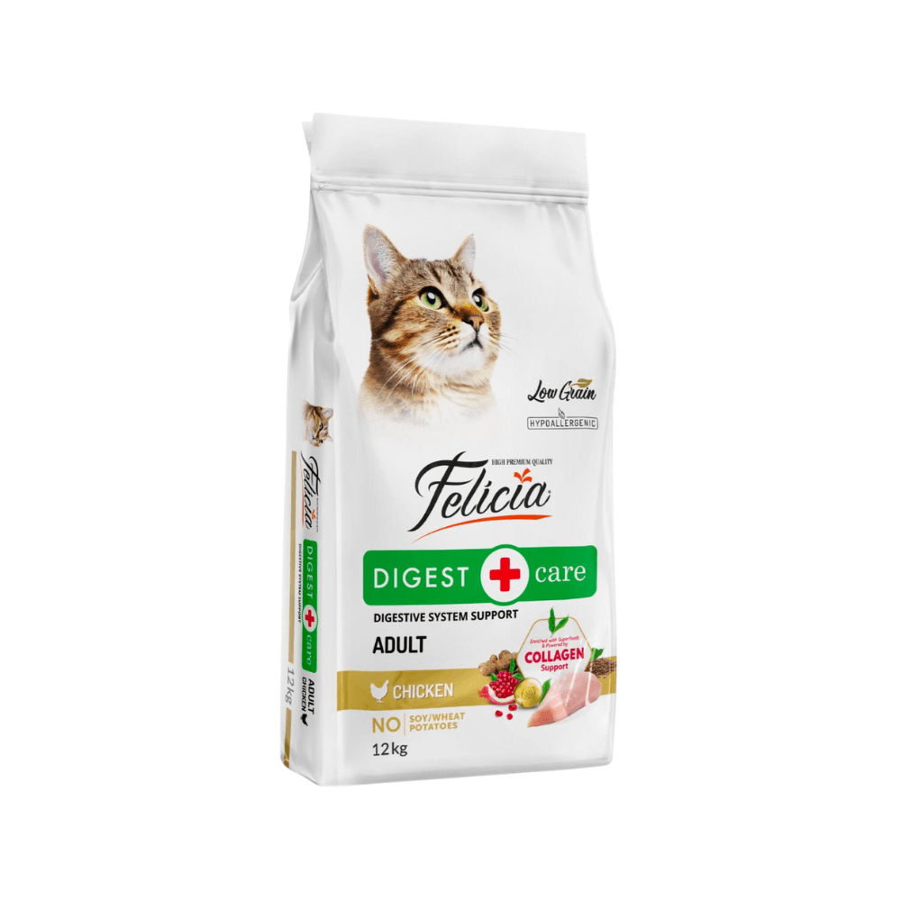 Felicia Low Grain Hypoallergenic Collagen Support Digest Care Adult Chicken 12kg