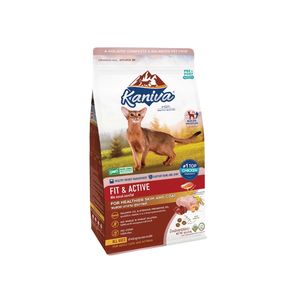 Kaniva FIT & ACTIVE Formula with Chicken, Liver, Egg & Rice 1.5kg for All Ages
