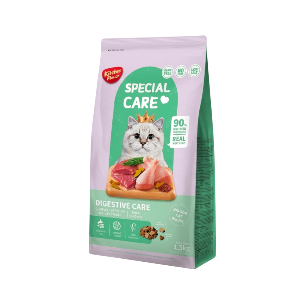 Kitchen Flavor Special Care Digestive Care Complete Cat Food for All Life Stage 1.5kg