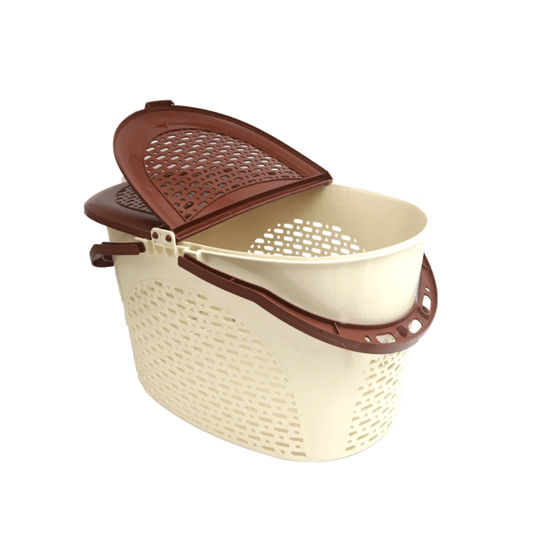 Pet Carrier Cage Basket for Cat, Puppy and Rabbit