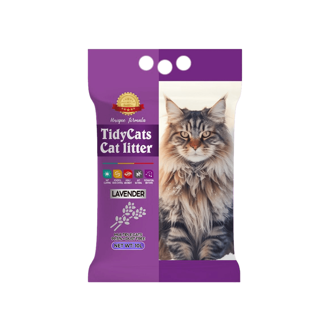 TidyCats Bentonite Cat Litter Lavender 10L