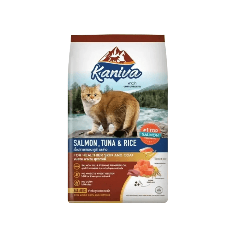 Kaniva Salmon, Tuna & Rice Cat Food 380g for All Ages
