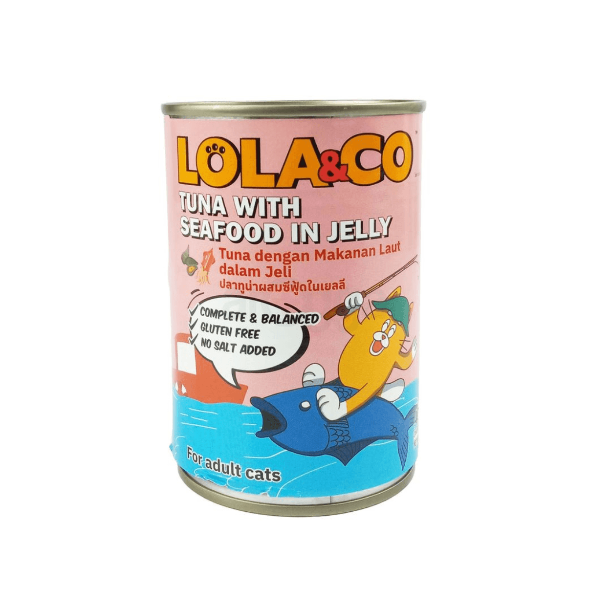 Lola & Co Cat Canned Food Tuna with Seafood in Jelly 400g