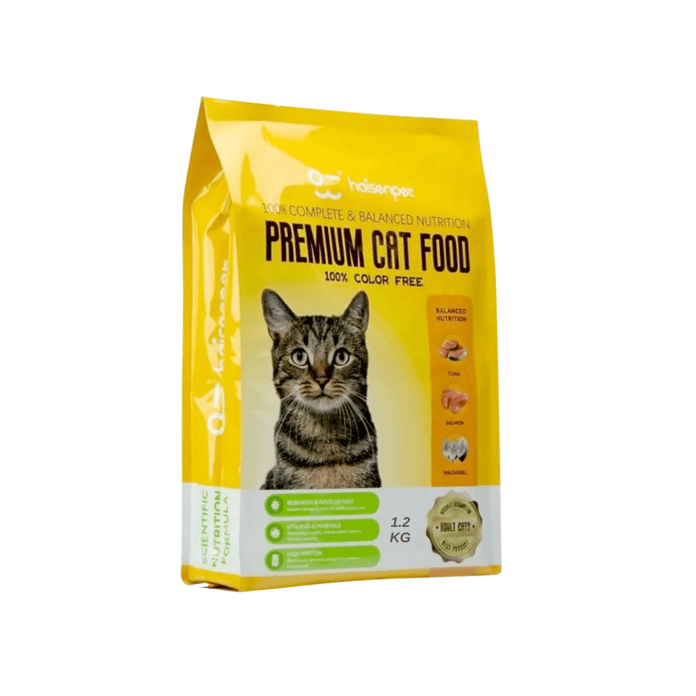 Haisenpet Premium Adult Cat Food Tuna, Salmon & Mackerel 1.2kg