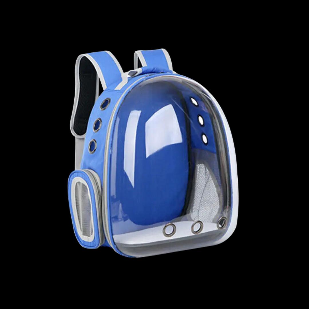 Pet Travel Backpack Carrier Cage Transparent Glass Bag
