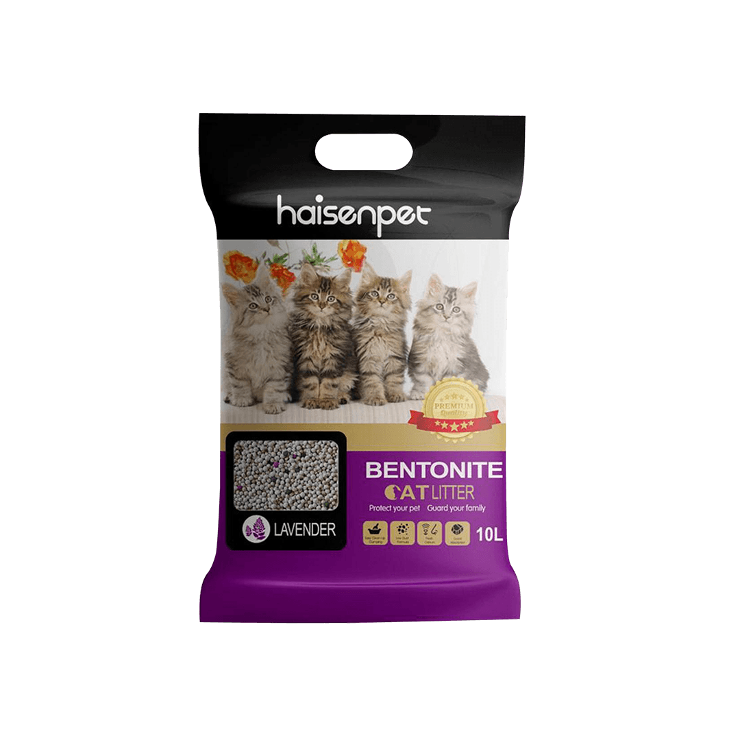 Haisenpet Bentonite Cat Litter Lavender 10L