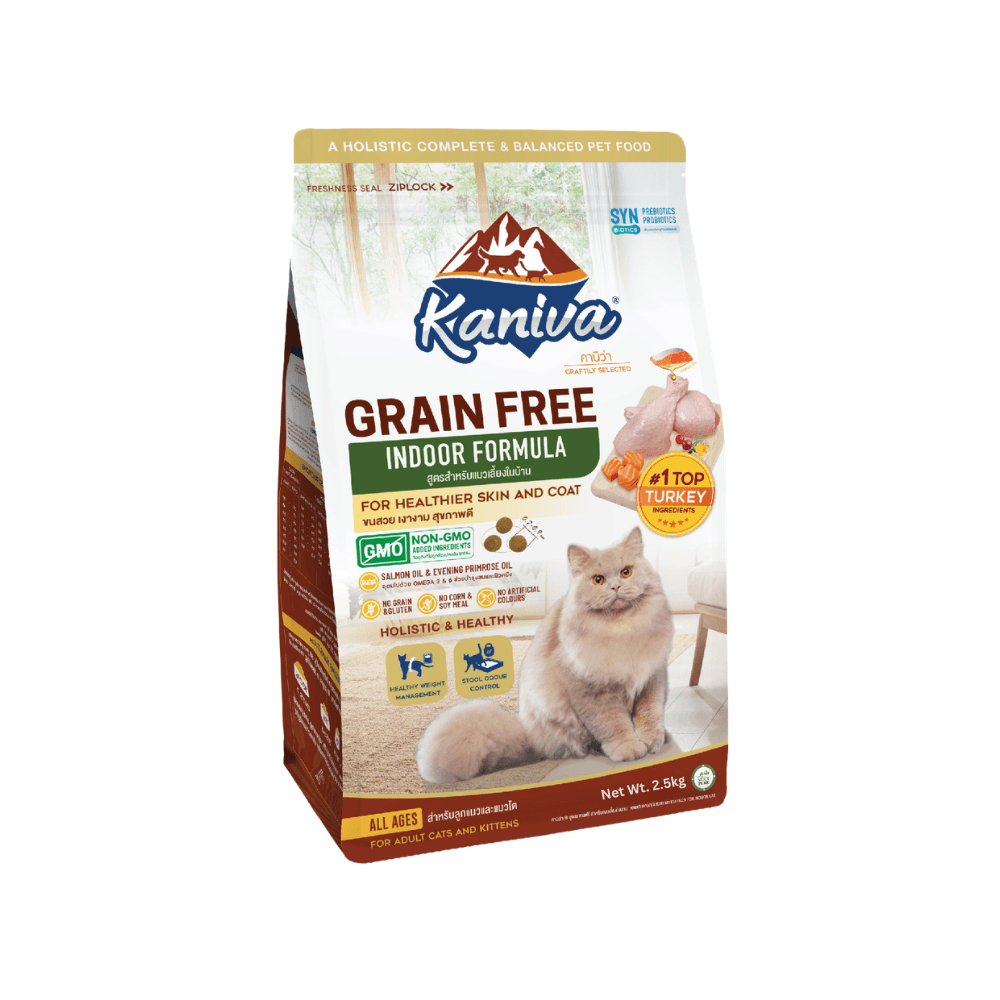 Kaniva GRAIN FREE Cat Food Indoor Formula 2.5kg for All Ages
