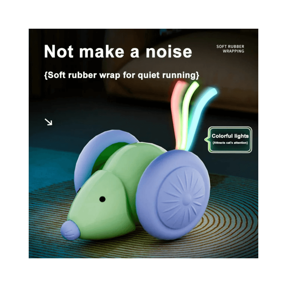 Rechargeable Interactive Electric Mouse Car Automatic Toy