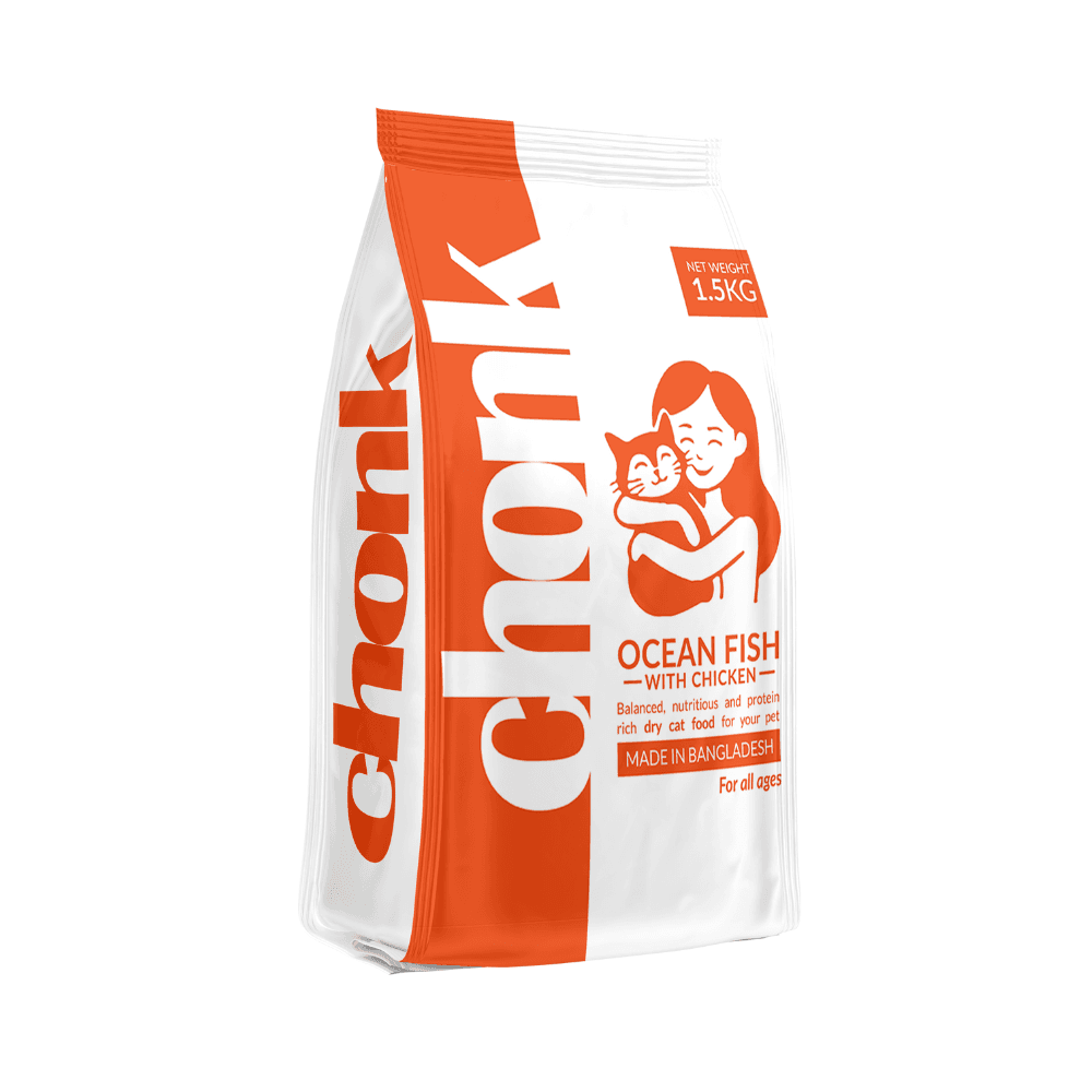 Chonk Cat Food Ocean Fish with Chicken 1.5kg for All Ages