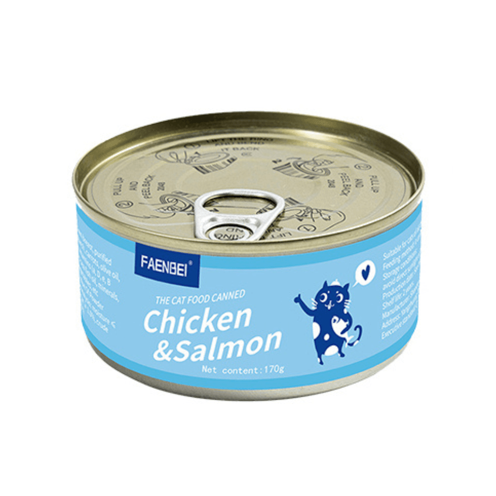 Faenbei Cat Canned Food Chicken & Salmon 170g