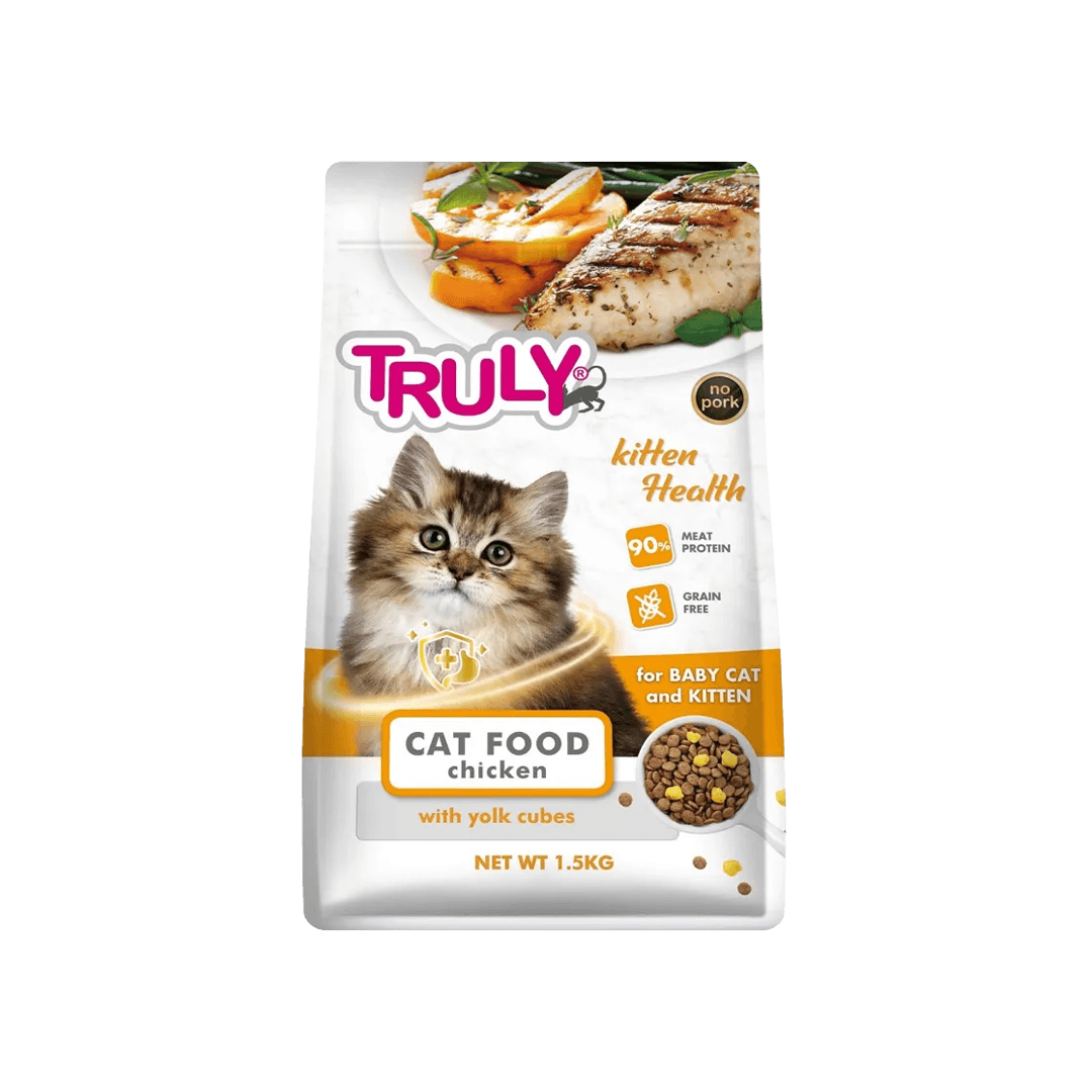 Truly Grain Free Super Premium Dry Cat Food Kitten Chicken 1.5KG