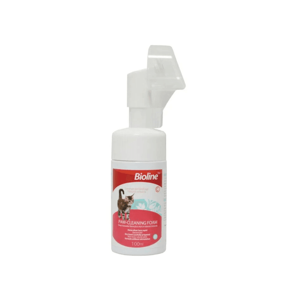 Bioline Paw Cleaning Foam for Cats 100ml