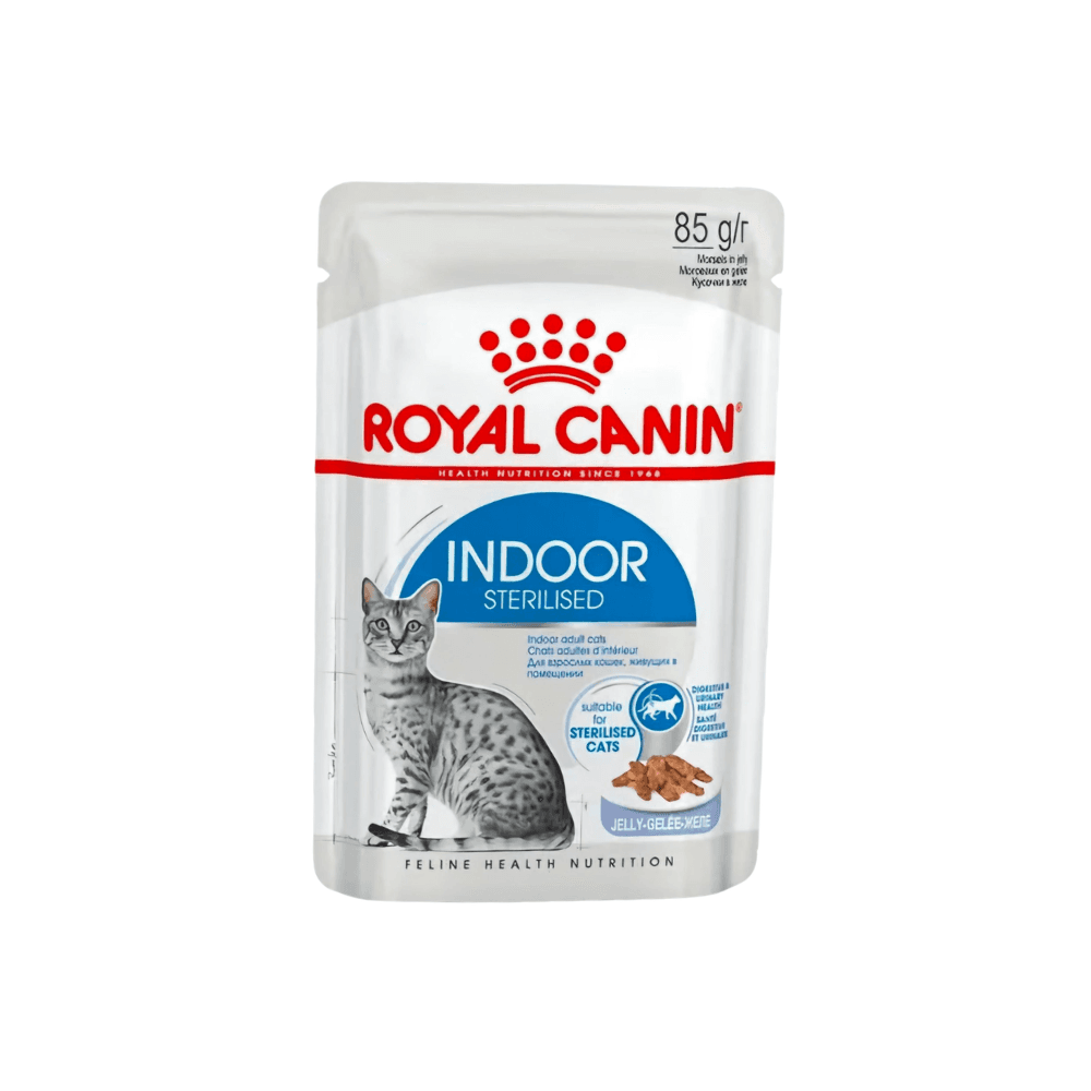 Royal Canin Cat Pouch Adult Indoor Sterilised Jelly 85g
