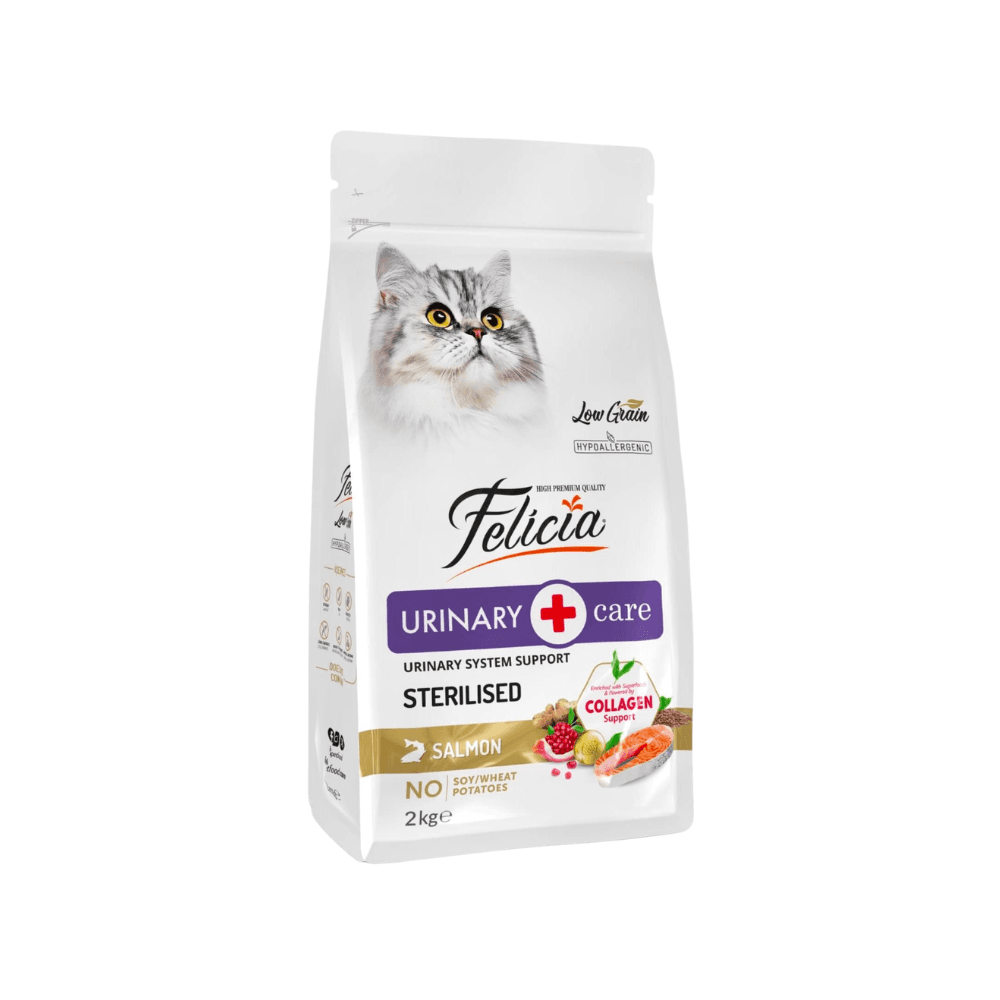 Felicia Low Grain Urinary Care Cat Food Adult Salmon 2kg