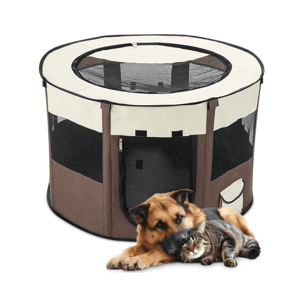 114cm Foldable Crate Tent House for Cats & Dogs
