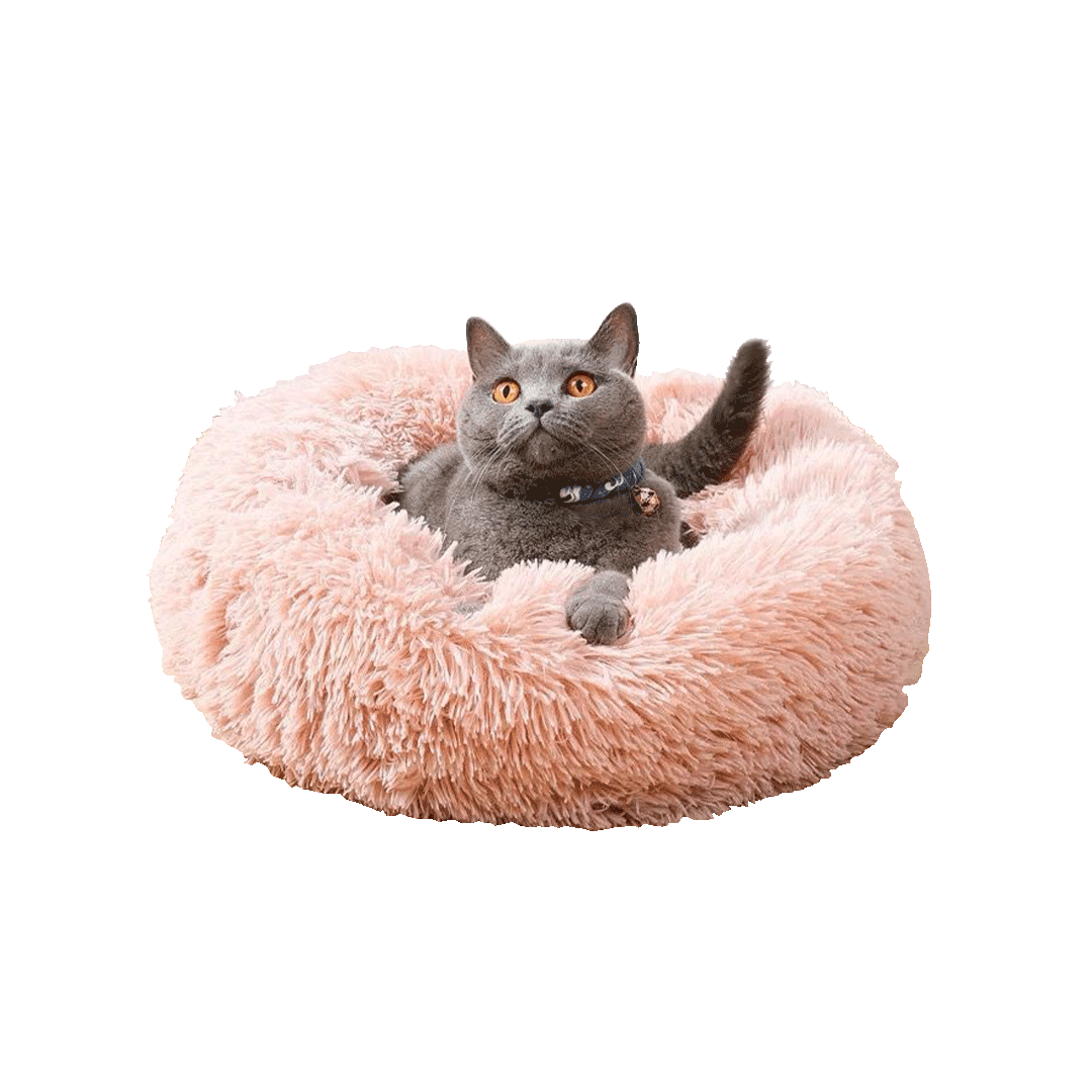 75cm Extra Large Comfortable Donut Plush Bed for Pets