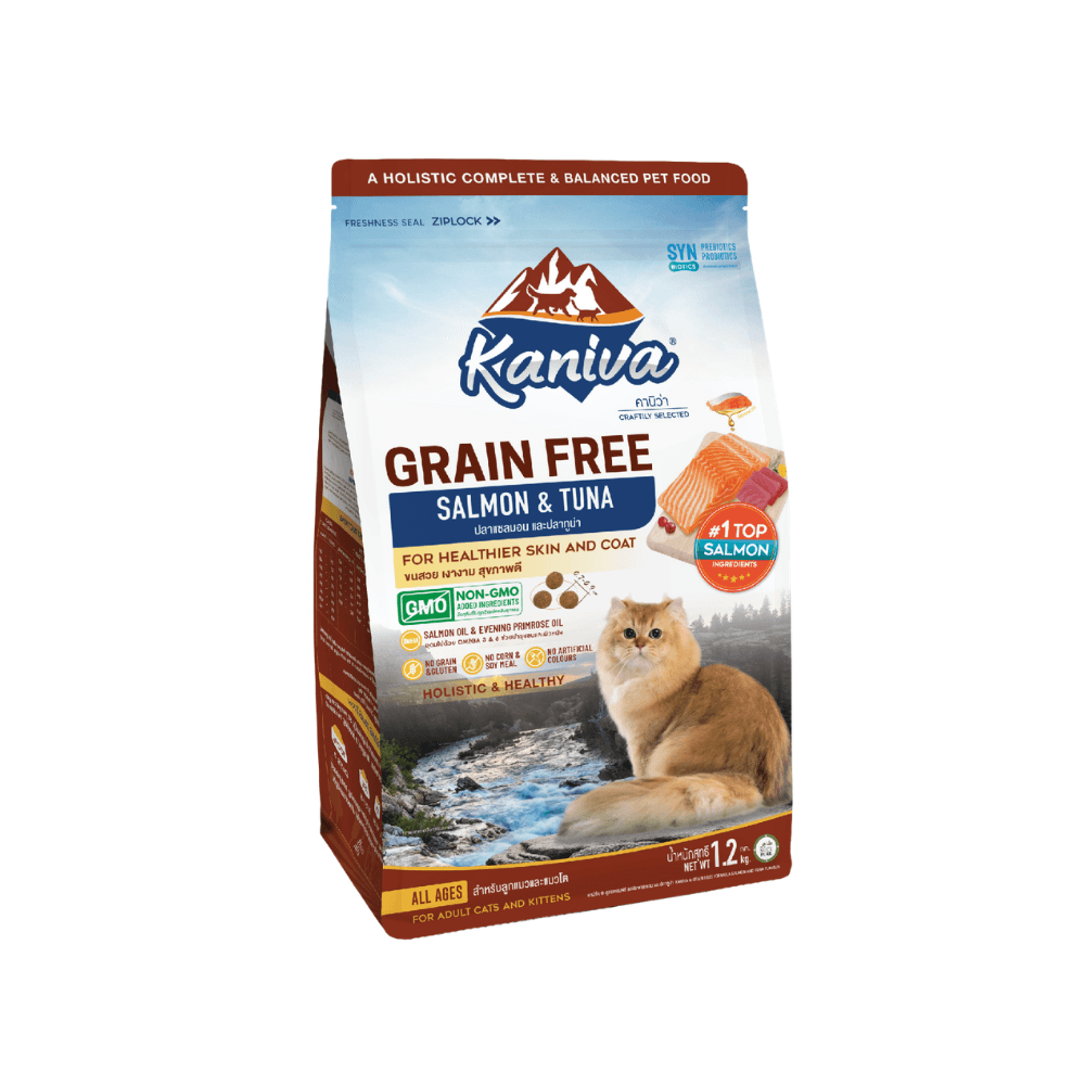 Kaniva GRAIN FREE Cat Food Salmon & Tuna 1.2kg for All Ages