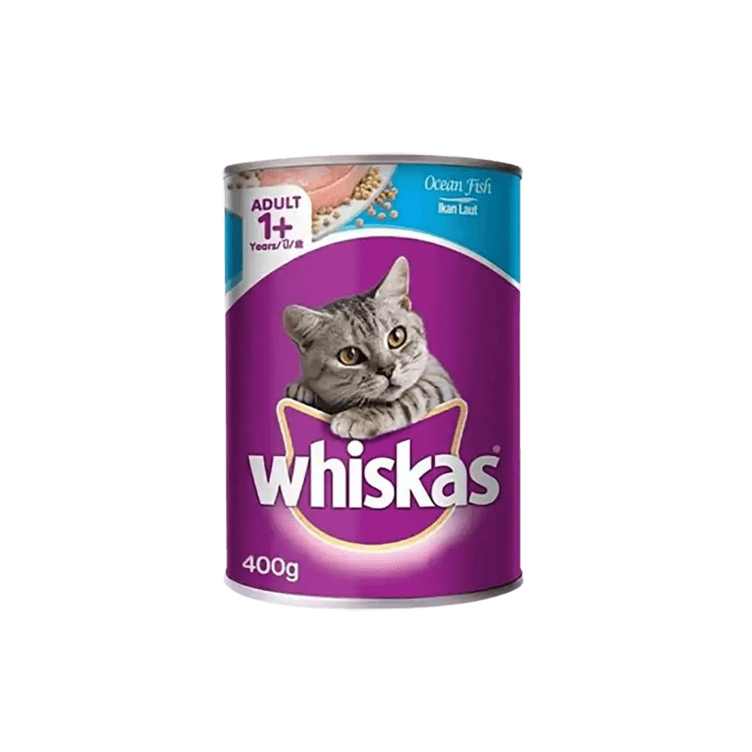 Whiskas Adult Cat Canned Food Ocean Fish 400gm