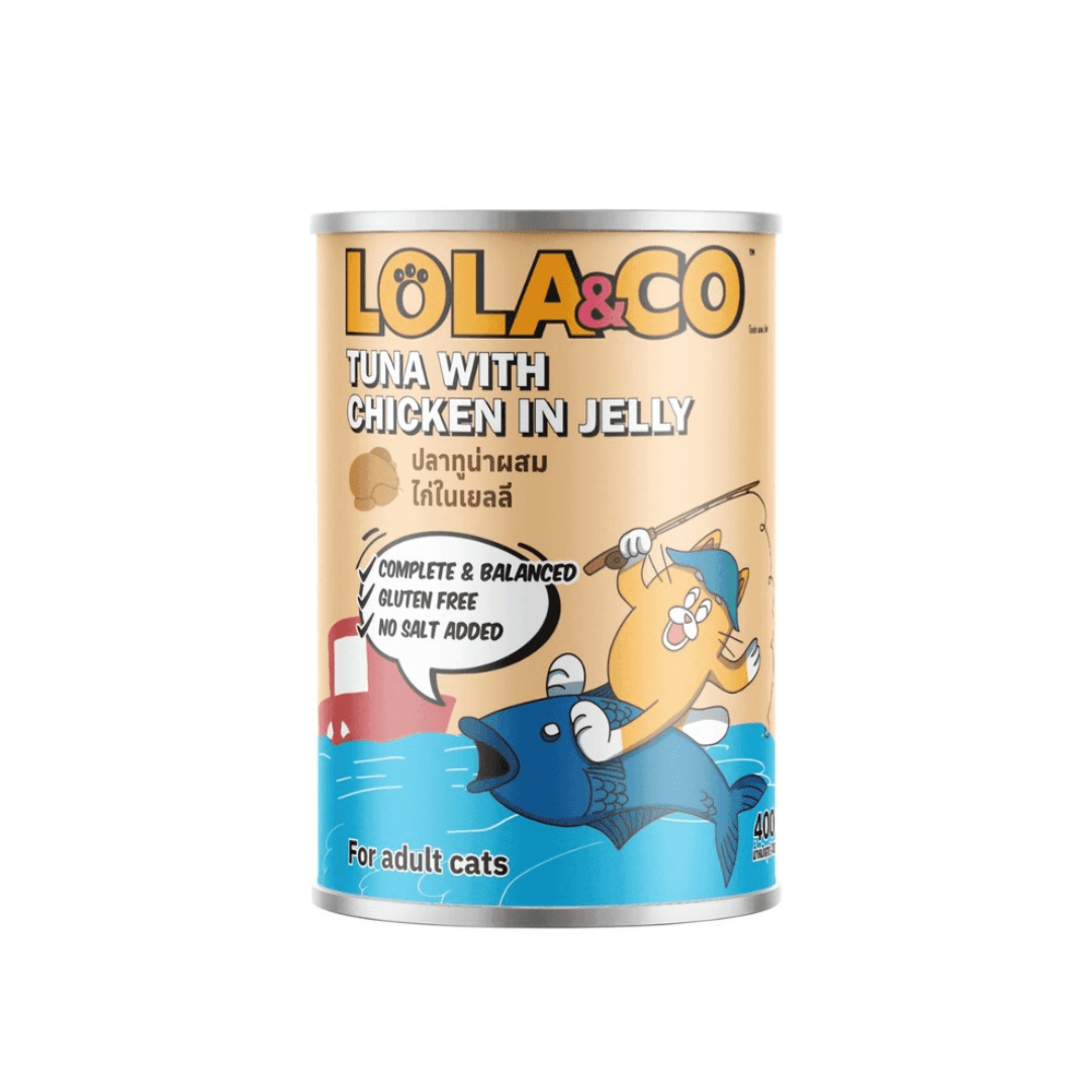 Lola & Co Cat Canned Food Tuna with Chicken in Jelly 400g