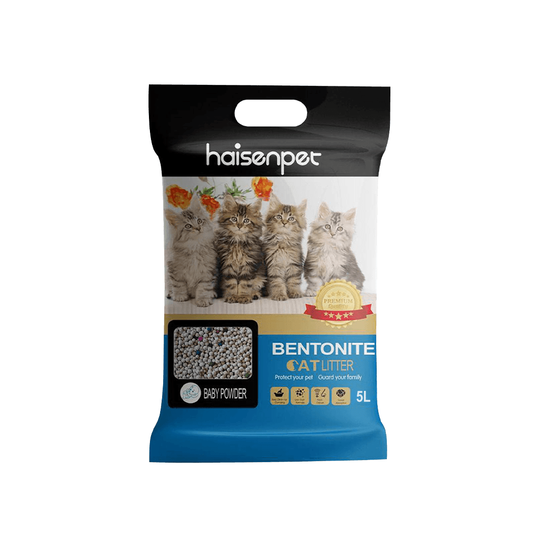Haisenpet Bentonite Cat Litter Baby Powder 5L