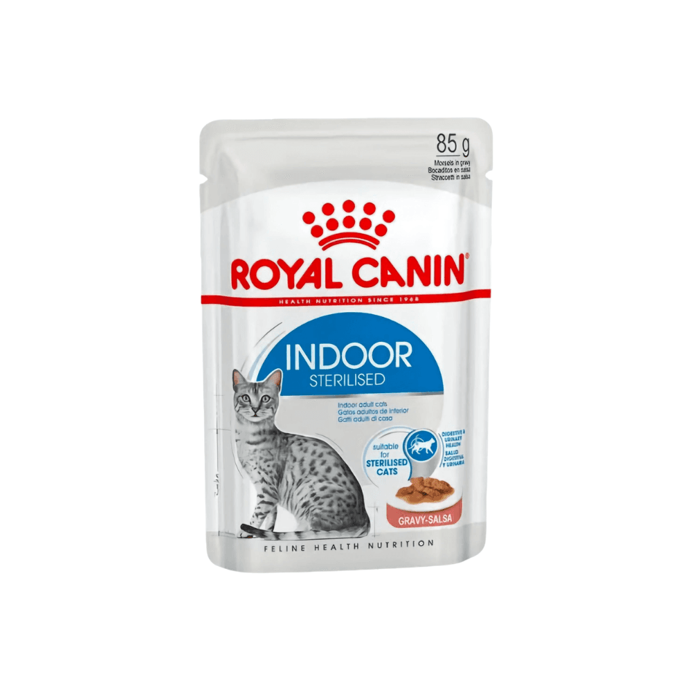 Royal Canin Cat Pouch Adult Indoor Sterilised Gravy 85g