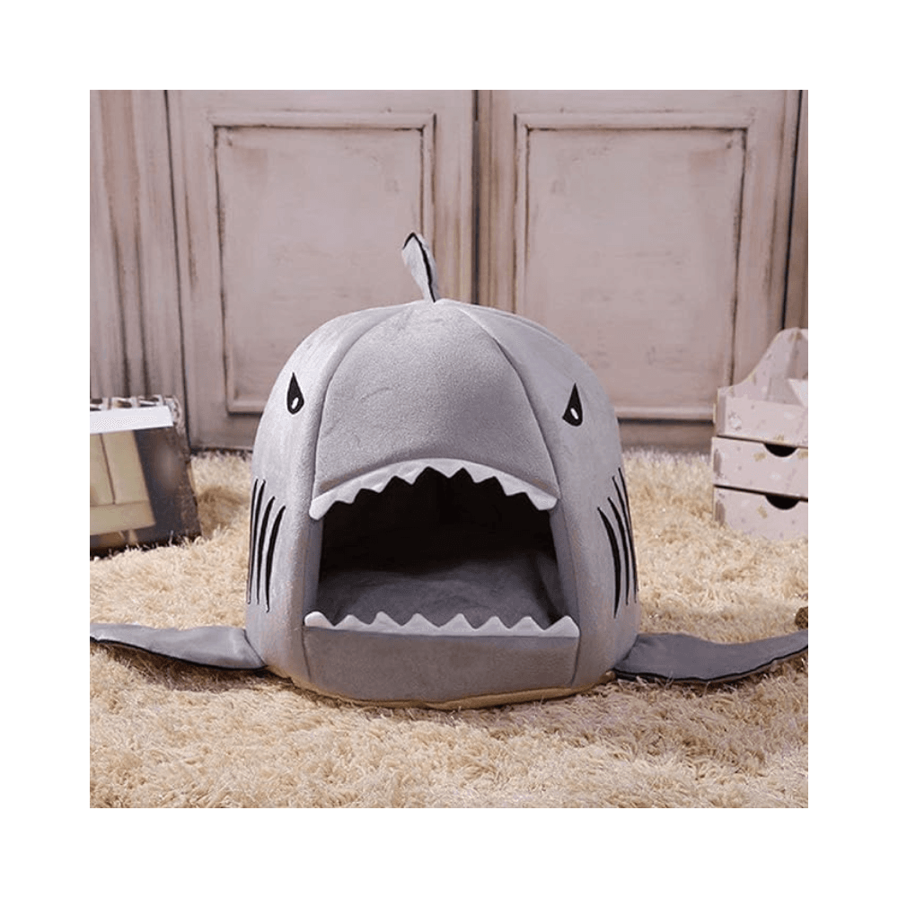 Washable Comfortable Soft Shark House Cave Tent