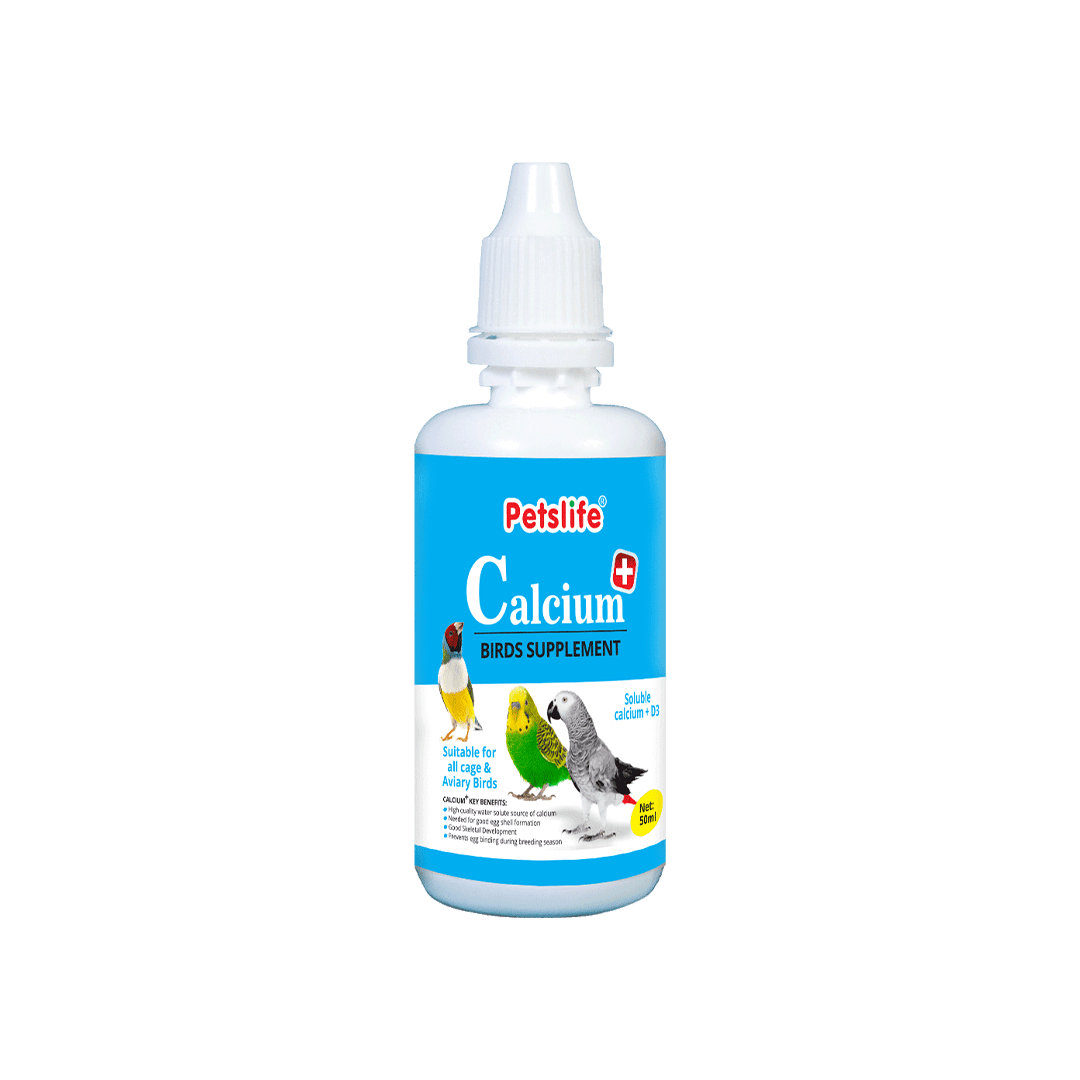 Petslife Calcium Plus Birds Supplement 50ml