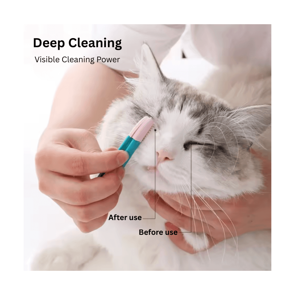 Pet Eye Cleaner Soft Brush Tear Stain Remover Comb