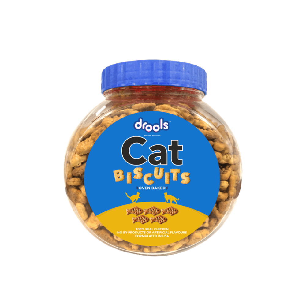 Drools Cat Biscuits Oven Baked Crunchy Treats 110gm