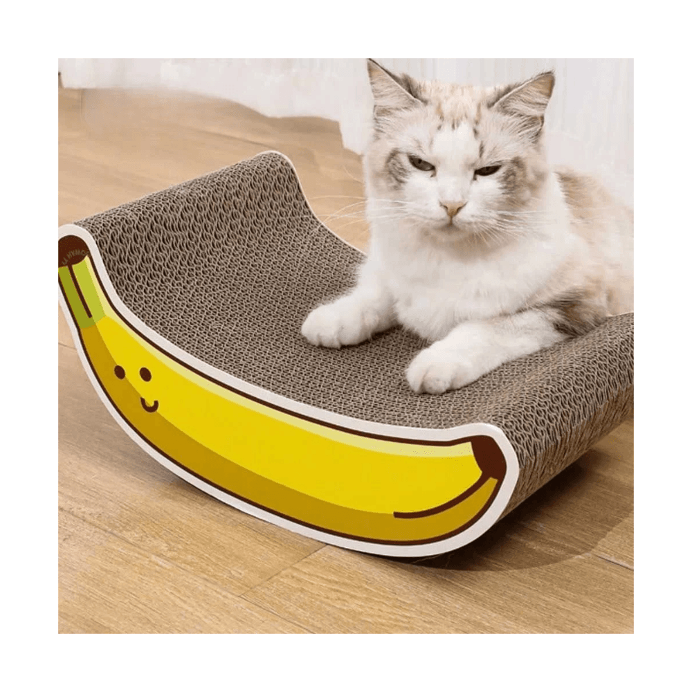 Banana Shape Playful Cat Scratching Toy