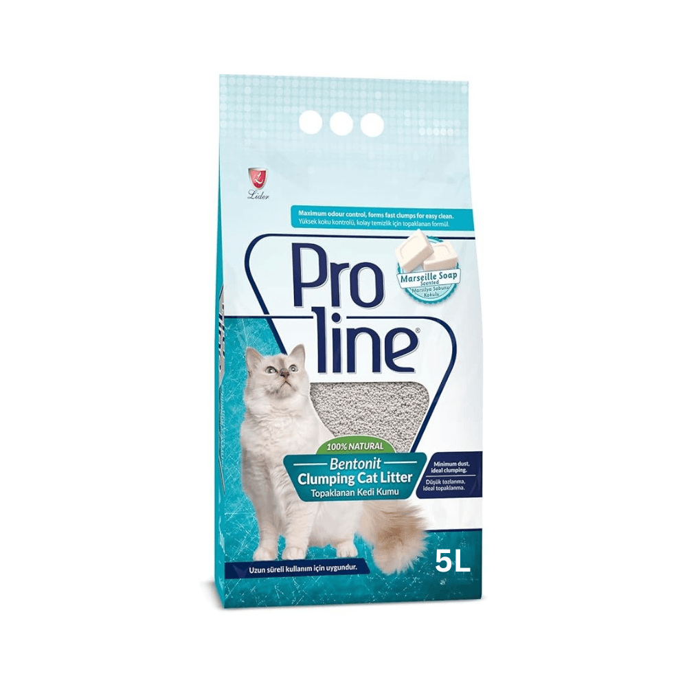 Proline Bentonite Cat Litter Marseille Soap Scented 5L