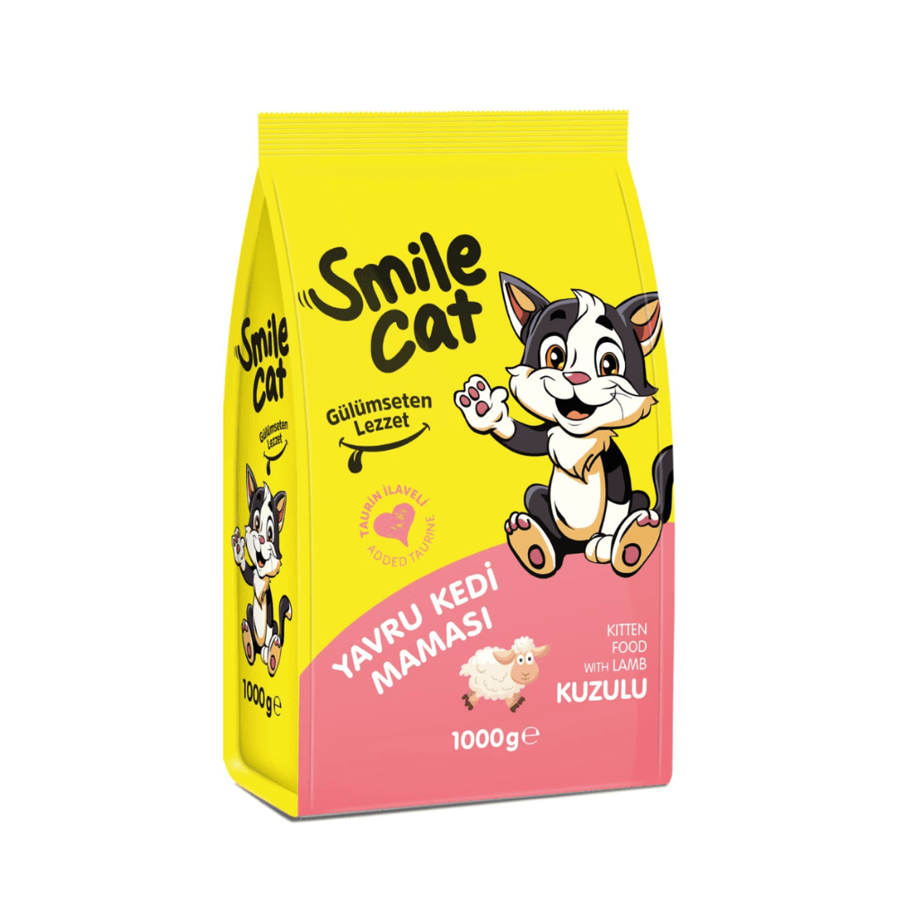 Smile Cat Kitten Dry Cat Food with Lamb 1kg