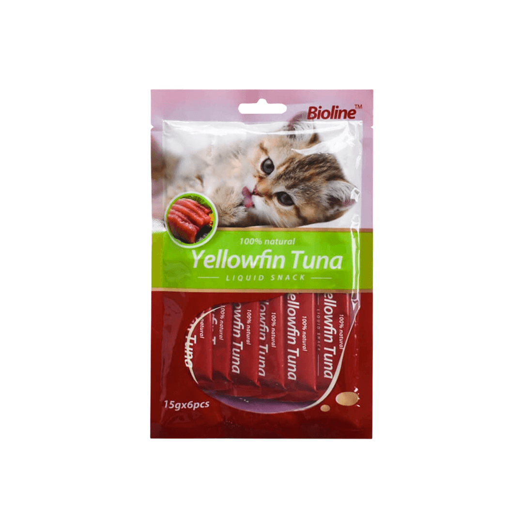 Bioline Meat Paste Treat Yellowfin Tuna 15gX6