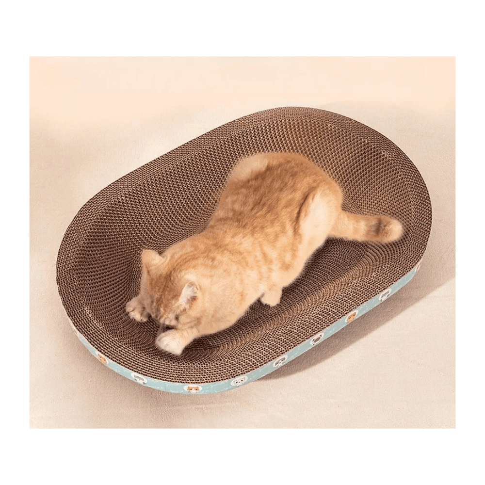 Oval Shaped Large Cat Scratcher Board